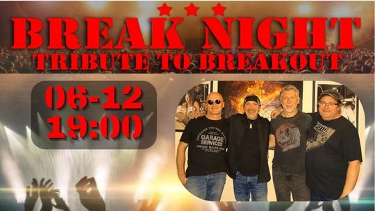 Legendarne brzmienia zespołu Breakout w Klubie Kameleon Legendarne brzmienia zespołu Breakout w Klubie Kameleon