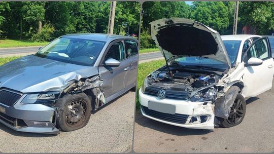 Mandat i punkty karne dla kierowcy, który spowodował kolizję w Koźlu