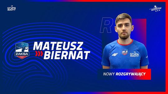 Mateusz Biernat został nowym zawodnikiem Grupy Azoty ZAKSA