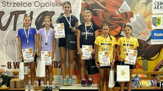 Medale naszych badmintonistów na Międzynarodowym Festiwalu Badmintona w Strzelcach Opolskich