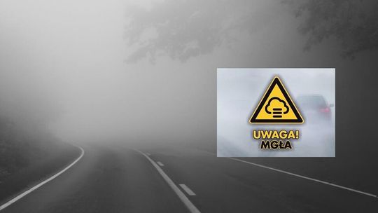 Meteorolodzy ostrzegają przed gęstą mgłą Meteorolodzy ostrzegają przed gęstą mgłą