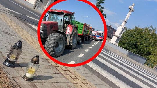 Mężczyzna, który zginął potrącony przez traktor to 53-letni mieszkaniec Kędzierzyna-Koźla