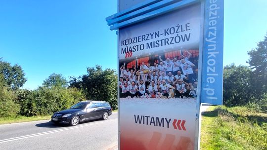 Miasto Mistrzów wita! Siatkarze ZAKSY na znakach wjazdowych do Kędzierzyna-Koźla