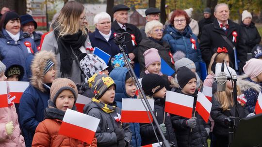 Miejskie obchody Święta Niepodległości tradycyjnie przy pomniku marszałka Piłsudskiego