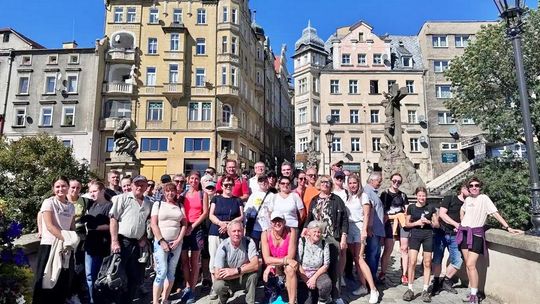 Mieszkańcy osiedla Piastów-Powstańców Śląskich na szlaku