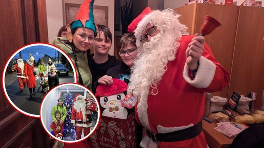 Mikołaj chodził ulicami osiedla Kuźniczka. Pukał od drzwi do drzwi. ZDJĘCIA