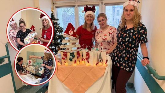 Mikołaj zawitał na oddział położniczy. Bobasy dostały pierwsze mikołajkowe prezenty Mikołaj zawitał na oddział położniczy. Bobasy dostały pierwsze mikołajkowe prezenty