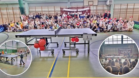 Mikołajkowe spotkanie z mistrzami tenisa stołowego. ZDJĘCIA Mikołajkowe spotkanie z mistrzami tenisa stołowego. ZDJĘCIA