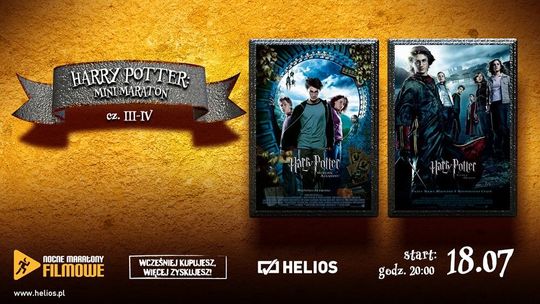 Minimaraton "Harry Potter cz. III i IV" w kędzierzyńskim kinie Helios
