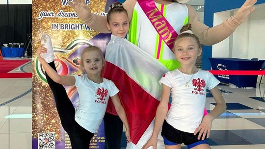 Młode gimnastyczki z Kędzierzyna-Koźla zdobyły medale w Dubaju. ZDJĘCIA