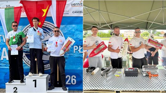 Modelarz z Kędzierzyna‑Koźla, Aleksander Małachowski, na podium Mistrzostw Świata. ZDJĘCIA