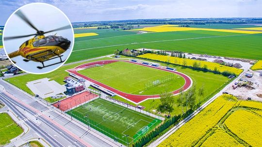 Na stadionie gminnym w Reńskiej Wsi powstanie tymczasowe lądowisko LPR