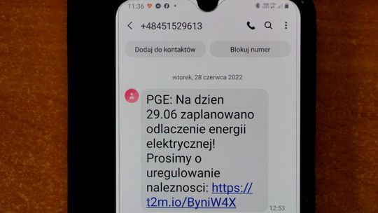 Nasza czytelniczka ostrzega przed próbą wyłudzenia pieniędzy