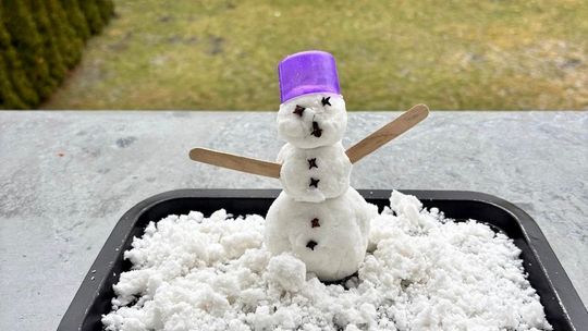 Nie ma śniegu? To nie problem dla przedszkolaków!