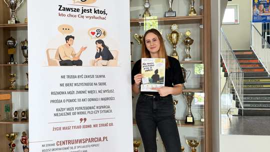„Nie musisz przechodzić przez to sam”. Ważna kampania w ZS nr 1 w Kędzierzynie-Koźlu