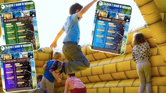 Nie pozwolą im się nudzić - wakacje z GCKiR w Bierawie