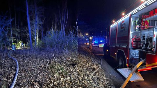 Nocne pożary na Żabieńcu i w Kłodnicy. Prawdopodobnie ktoś celowo podłożył ogień