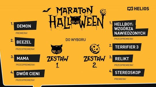 Nocny maraton Halloween w kędzierzyńskim kinie Helios