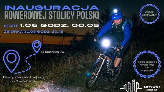 Nocny rajd - rywalizacja o tytuł Rowerowe Stolicy Polski