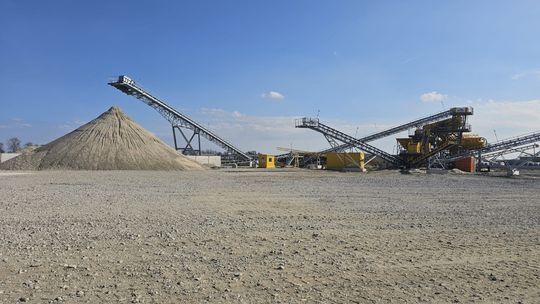 Nowa kopalnia piasku i żwiru oficjalnie otwarta w Roszowicach