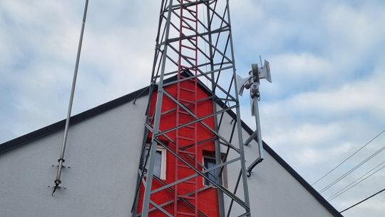 Nowa syrena alarmowa na remizie OSP Gościęcin. ZDJĘCIA