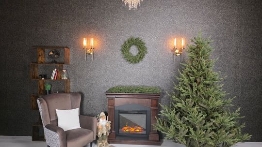 Nowoczesna choinka jako podstawa świątecznej dekoracji