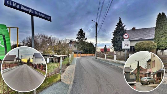 Nowy asfalt na ulicy Sucharskiego. Koniec z wyboistą trylinką. ZDJĘCIA Nowy asfalt na ulicy Sucharskiego. Koniec z wyboistą trylinką. ZDJĘCIA