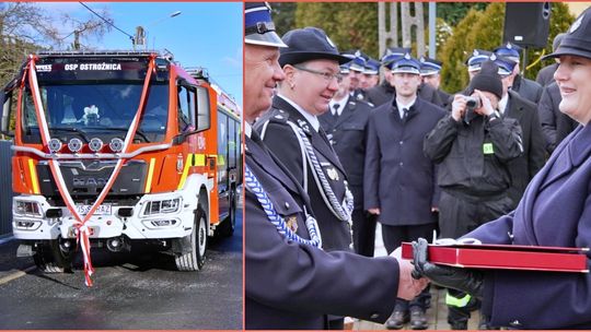 Nowy wóz dla OSP Ostrożnica oficjalnie przekazany. ZDJĘCIA Nowy wóz dla OSP Ostrożnica oficjalnie przekazany. ZDJĘCIA