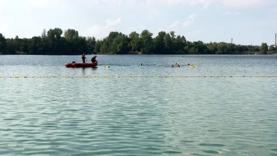 Nurkowie z Kędzierzyna-Koźla w akcji na kąpielisku w Opolu