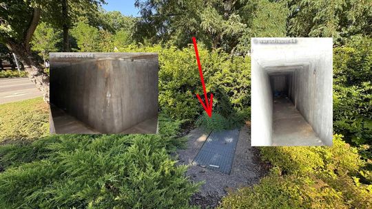 Podziemny obiekt z lat 40. XX wieku w centrum Kędzierzyna składa się z kilku korytarzy. ZDJĘCIA Podziemny obiekt z lat 40. XX wieku w centrum Kędzierzyna składa się z kilku korytarzy. ZDJĘCIA