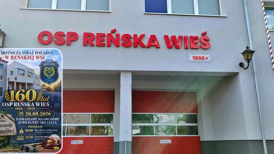 Ochotnicza Straż Pożarna w Reńskiej Wsi będzie świętować 160-lecie