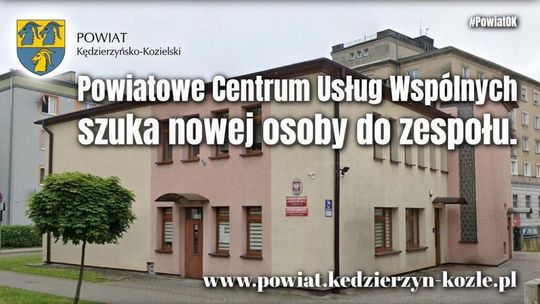 Oferta pracy w Powiatowym Centrum Usług Wspólnych w Kędzierzynie-Koźlu