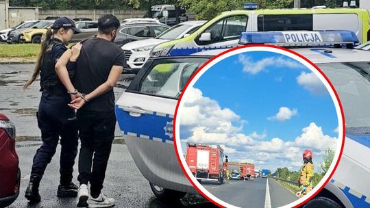 Okazało się, że sprawca kolizji na obwodnicy był poszukiwany. Trafił do więziennej celi