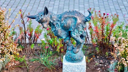 Osiedle Cisowa też ma swojego Koziołka. ZDJĘCIA