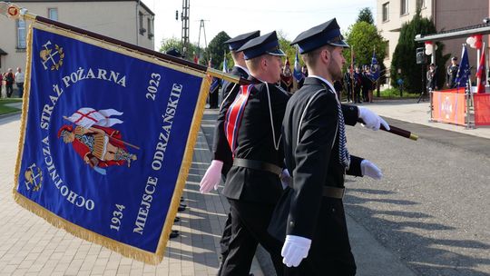 OSP w Miejscu Odrzańskim doczekało się sztandaru po blisko 90 latach
