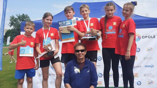 Otrzymali bilet do finału z rąk mistrza olimpijskiego