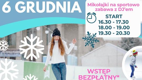 Otwarcie Białego Orlika w Koźlu i zabawa mikołajkowa na lodzie