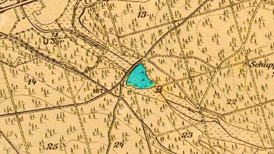 Pamięć o tym młynie przetrwała już tylko na archiwalnych mapach