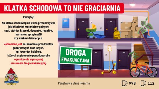 Pamiętajmy, że klatka schodowa oraz strychy to nie graciarnia