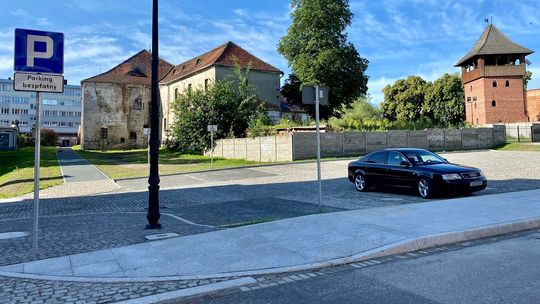 Parking przy muzeum w Koźlu już gotowy