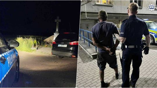 Pijani kierowcy wyeliminowani z ruchu. Jeden wjechał w przydrożny krzyż