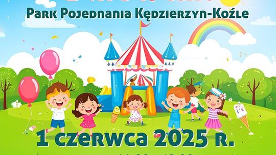 Piknik z okazji Dnia Dziecka w kędzierzyńskim parku Pojednania