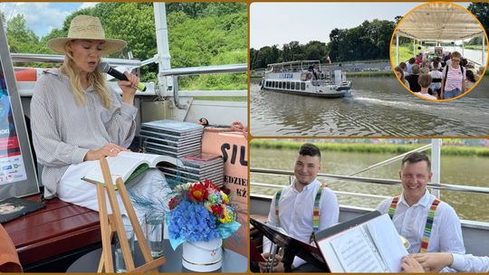 "Płynne Czytanie" na Odrze z Sonią Bohosiewicz i muzyką na żywo. ZDJĘCIA