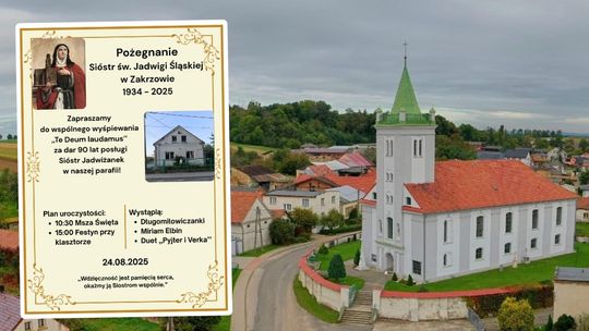 Po 90 latach siostry jadwiżanki kończą posługę w parafii w Zakrzowie