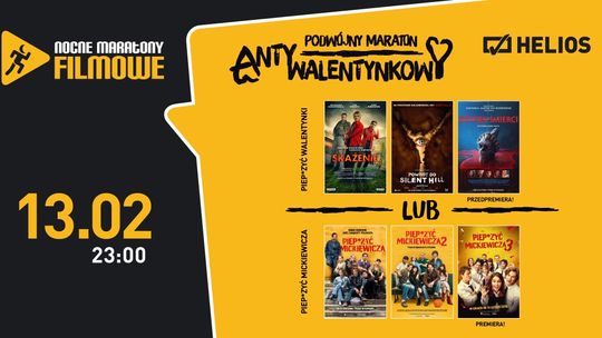 Podwójny maraton antywalentynkowy w kinie Helios