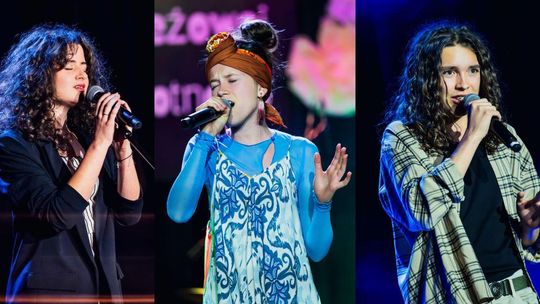 Pola Kowalczyk, Zofia Mączyńska i Bartosz Daroń na podium ogólnopolskiego festiwalu w Rybniku