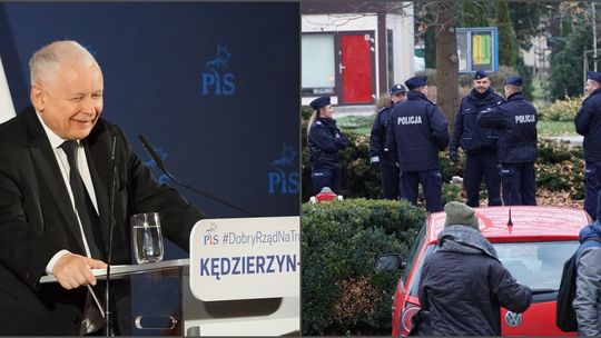 Policja nie odnotowała wykroczeń ani przestępstw. Chodzi o spotkanie z Jarosławem Kaczyńskim