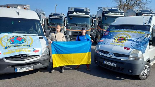 Policjanci z Kędzierzyna-Koźla również pomogli Ukrainie