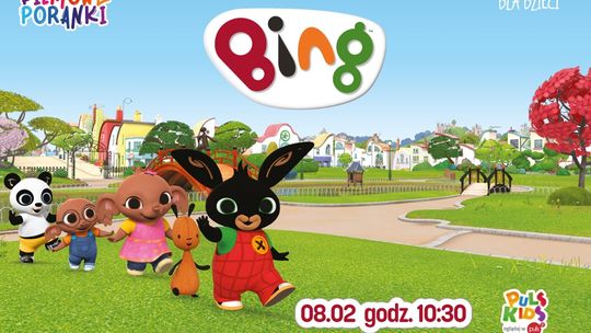 Poranek filmowy w Heliosie. Seans bajek z serii "Bing"