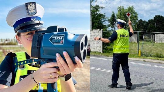 Poranne „suszenie” na drogach powiatu kędzierzyńsko-kozielskiego